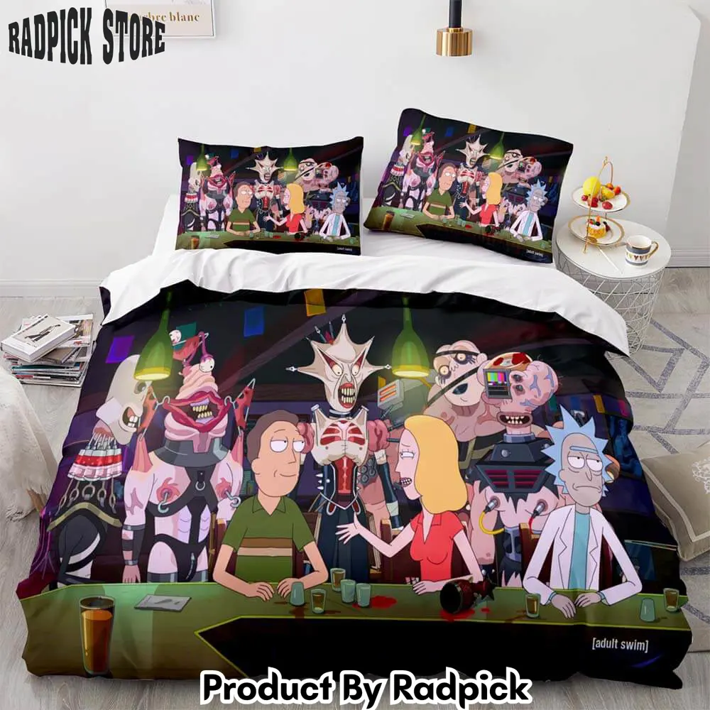 Rickand morty season5 bedding set quilt duvet covers bedding sets  rp0424851